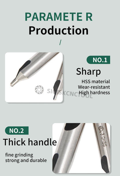 Hss Mittel bohrer für Metall 6 stücke Mittel bohrer Set Bohrloch zentrieren Bohrer Fräser Bohrer Set m35 Cen terin for bohren