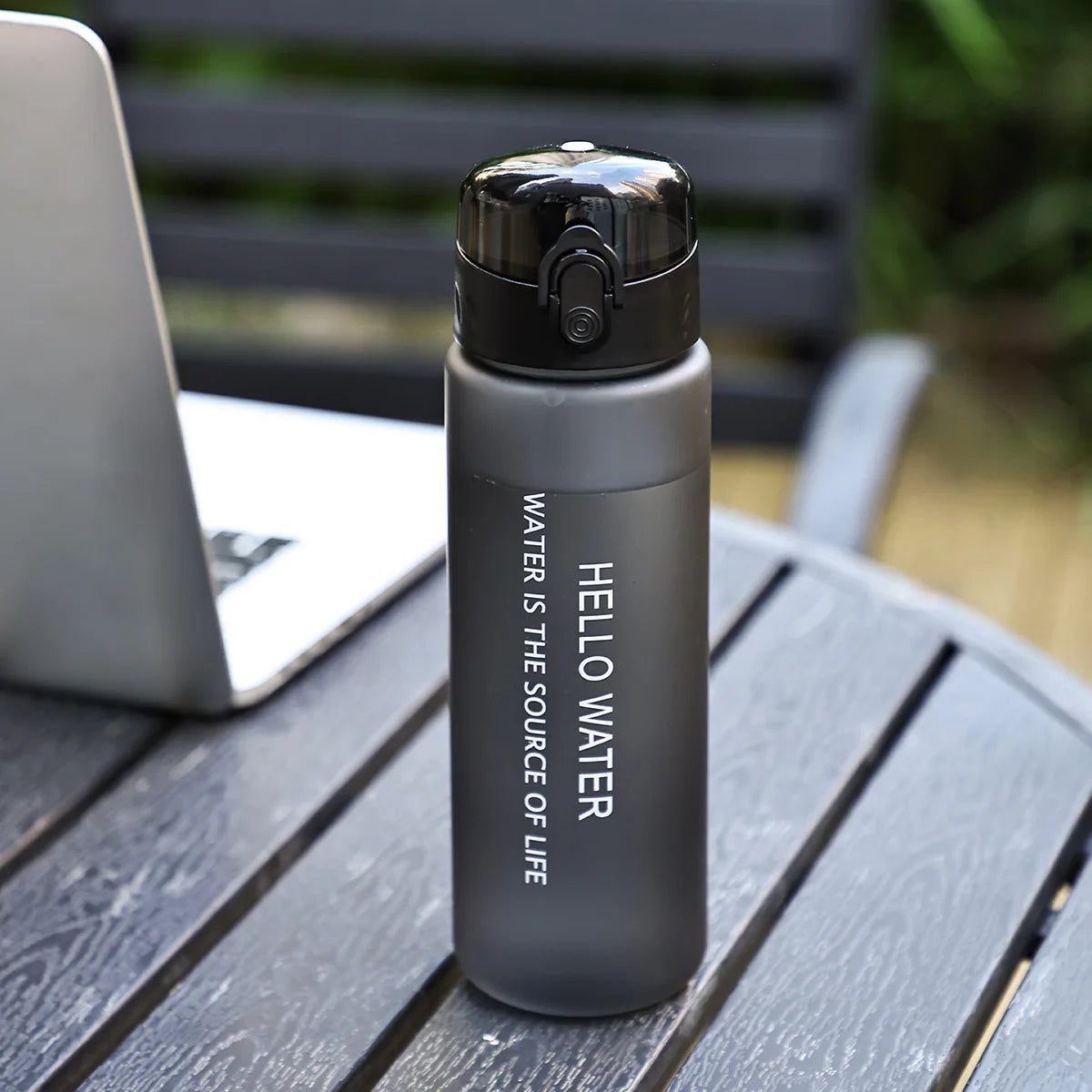 Portable Frosted Cup Reusable Large Capacity Student Outdoor Water Bottle Leak Proof Drinking Water Bottle Fitness Sports Kettle.