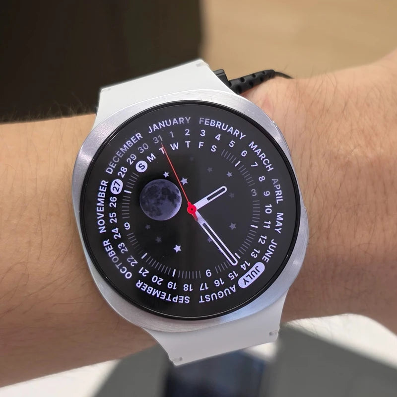Samsung Galaxy Watch 8 new 2025 30-hour battery life with AOD on, supports wireless charging (charger included); Bluetooth 5.3,.