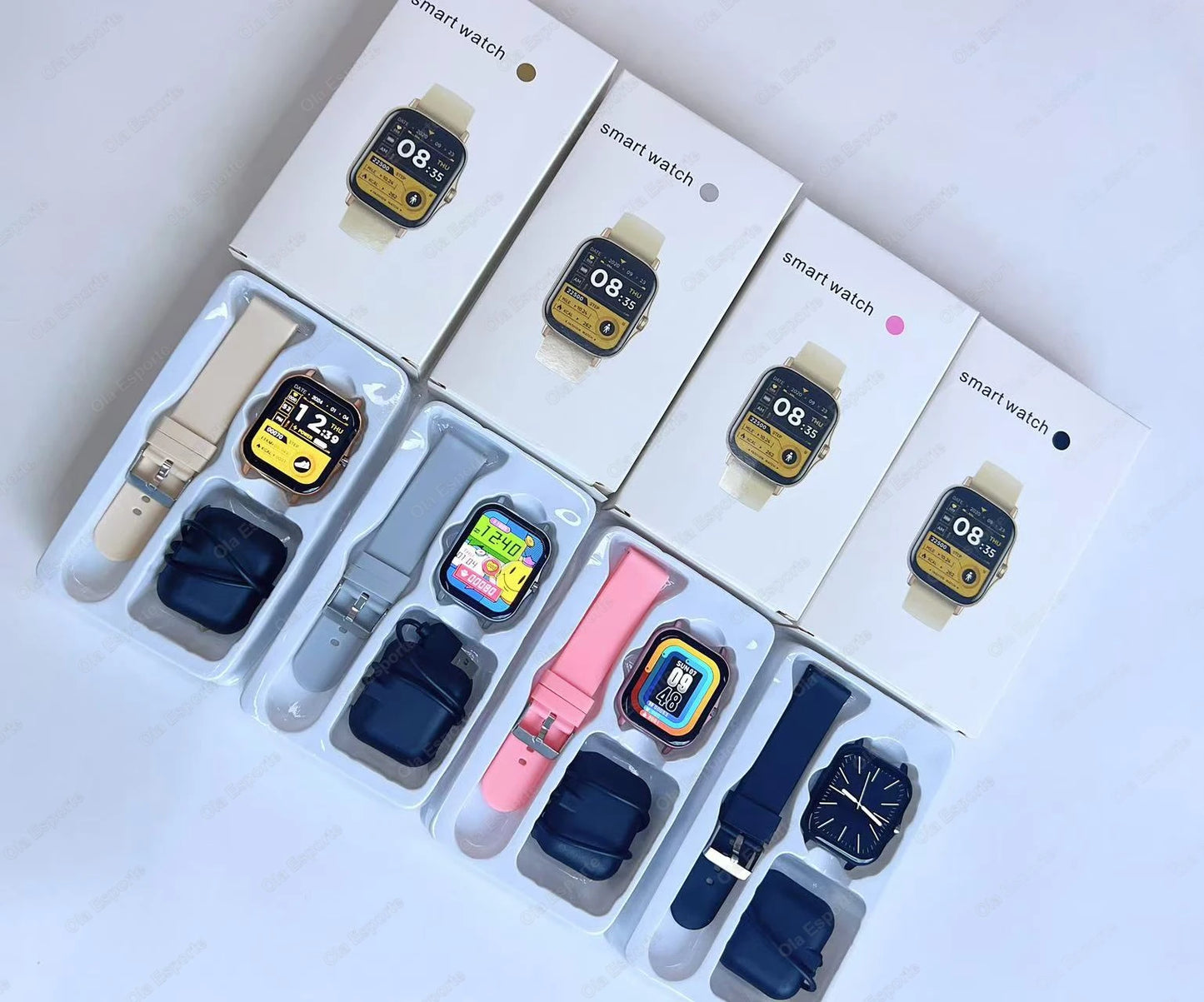 Outdoor Sports Smart Watch Wireless Calling Information Reminder Wallpaper Change Men's and Women's Waterproof Smartwatch 2025.