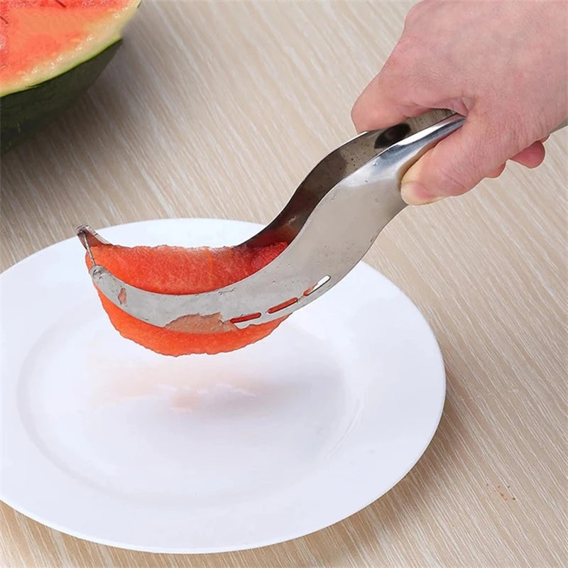 Stainless Steel Windmill Watermelon Cutter Artifact Salad Fruit Slicer Cutter Tool Watermelon Digger Kitchen Accessories Gadgets.