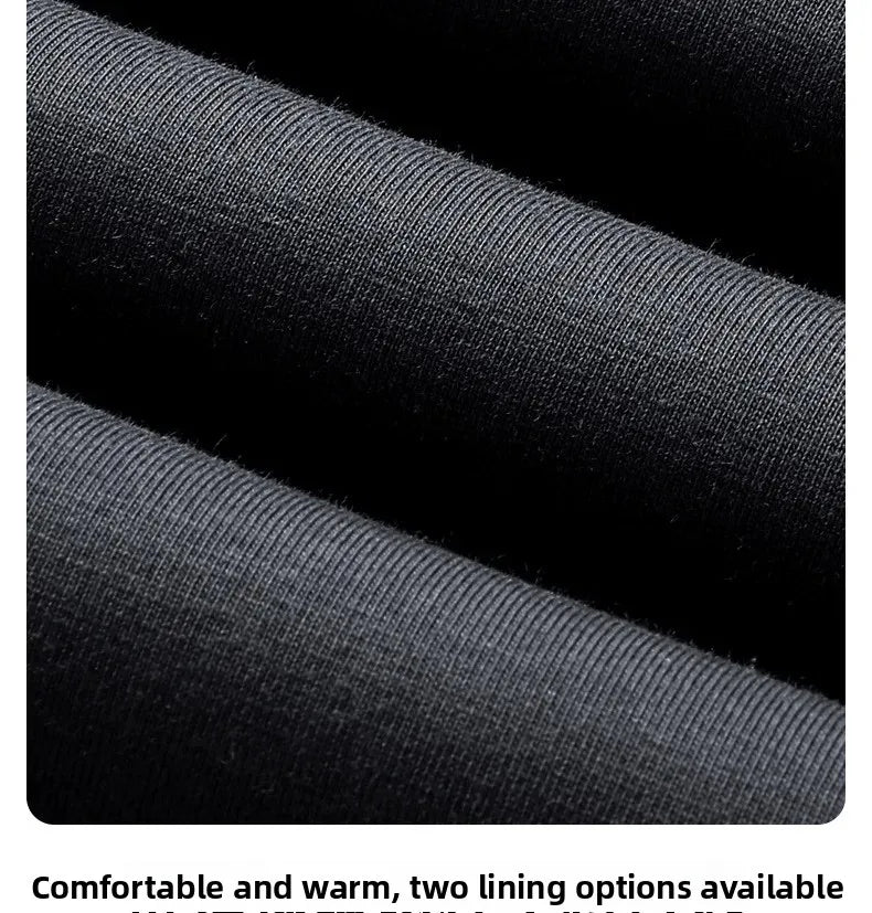 Men's Plus Size Pants Thickened Fleece Lined Thickened Autumn Winter Casual Trousers Loose Warm Outerwear Cold Proof Clothing.