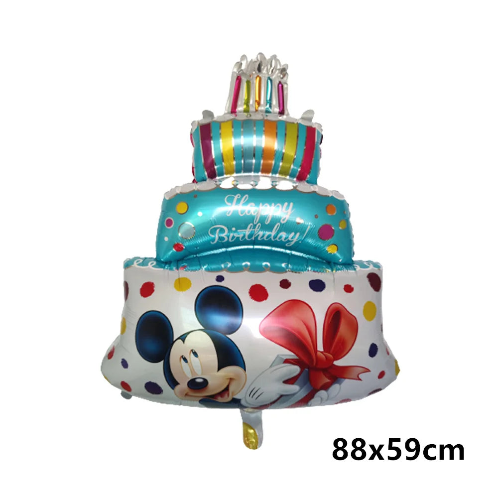 Mickey Minnie Folienballon Mickey Mouse Luftballons Minnie Geburtstag Party Dekor Kinderspielzeug Babyparty Ball Kinder Cartoon Geschenk
