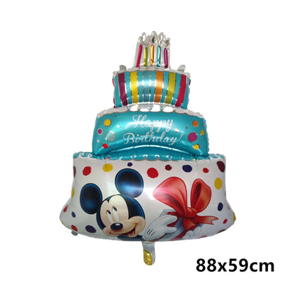 Mickey Minnie Folienballon Mickey Mouse Luftballons Minnie Geburtstag Party Dekor Kinderspielzeug Babyparty Ball Kinder Cartoon Geschenk