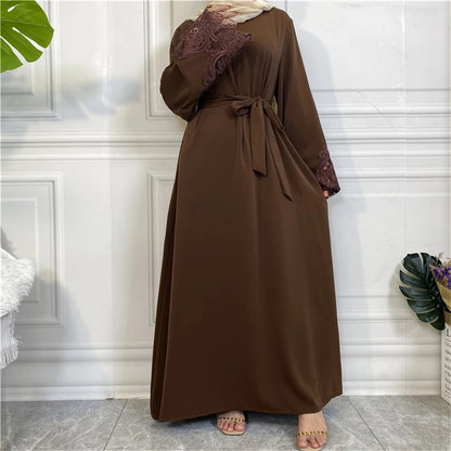 Ramadan Coffee Abaya Damen Dubai Islam Prayer Clothes Women Muslim Modest Dresses Kebaya Kaftan Robe Vestidos Musulmanes Femme.