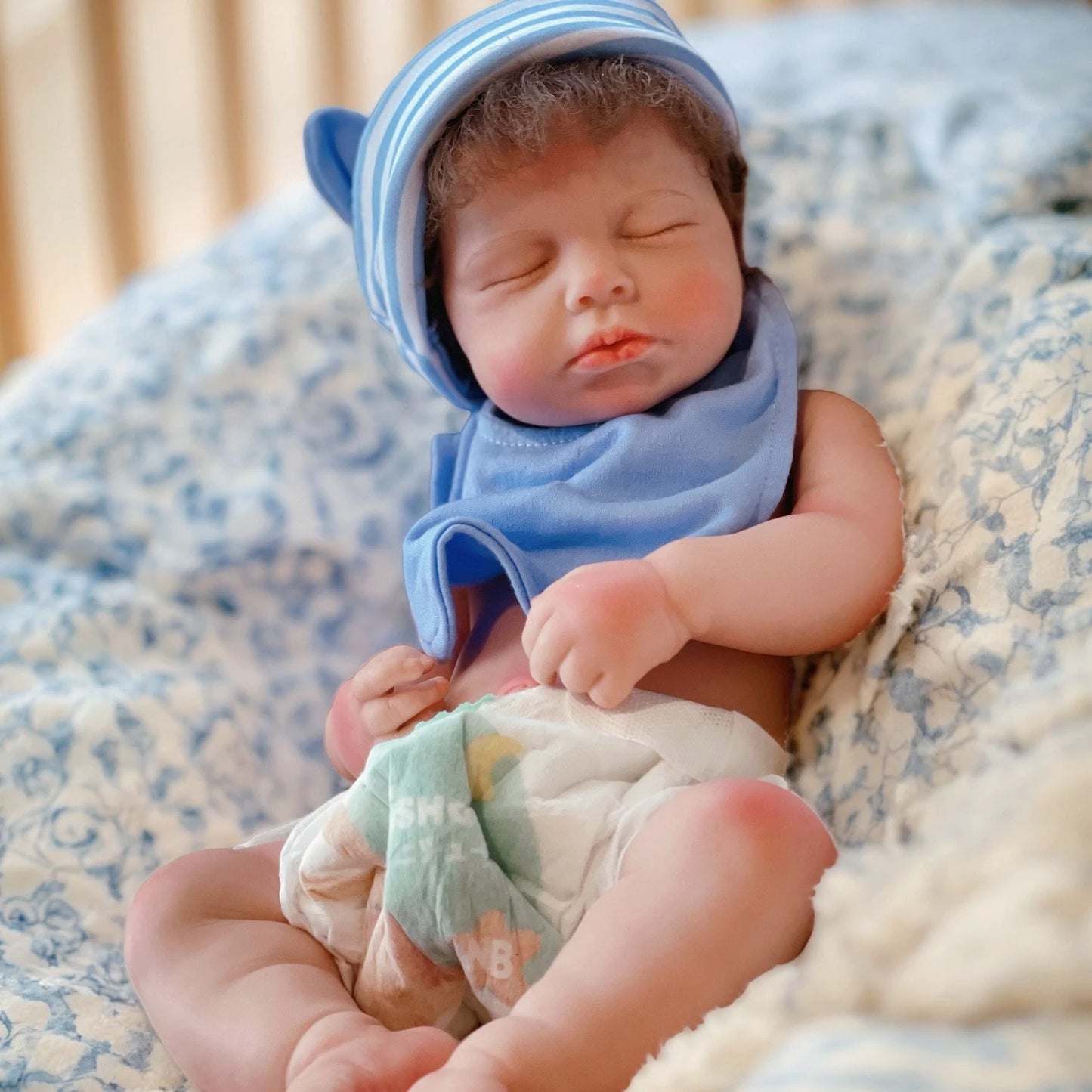 18Inch Can Open Mouth Close Eyes LouLou Full Solid Silicone Bebe Reborn Girl & Boy Doll With Rooted Hair Corpo De Silicone Doll.