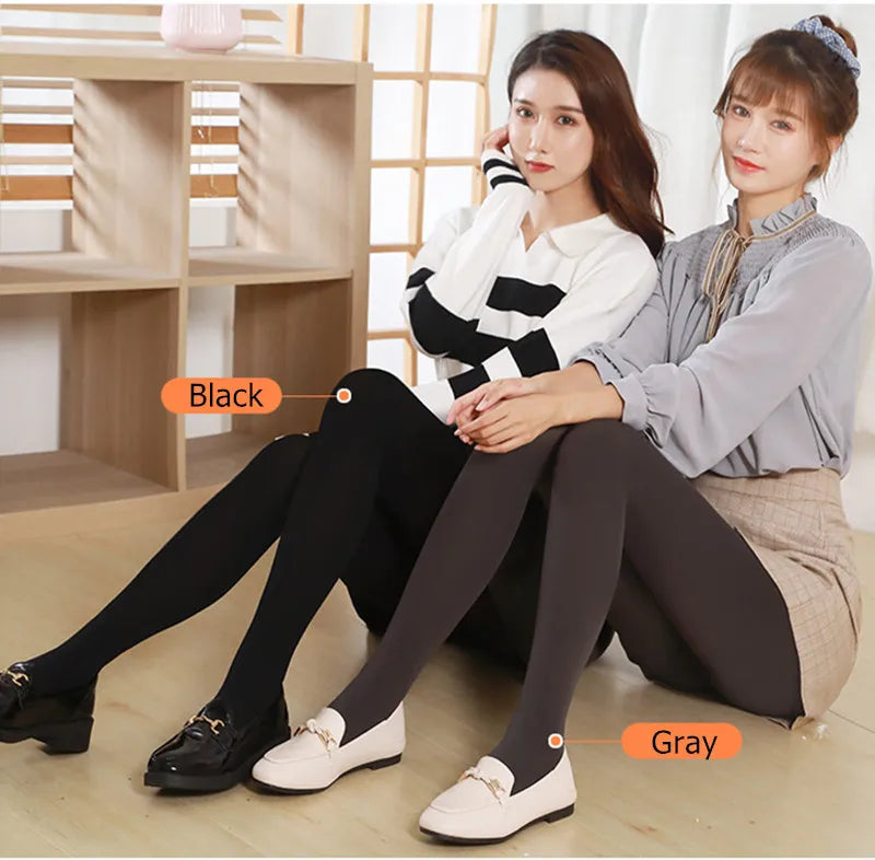 DOIAESKV New Women Pantyhose Plus Size 120D Warm Autumn Winter Tight High Waist Female Stretchy Slim Skinny Velvet Stocking