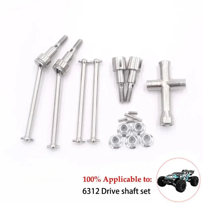 16101PRO 16102PRO RC Car Brushless Metal Upgrade Parts SCY 16101 16102 16103 16201 Accessories  Brushless Motor Gear Drive Shaft