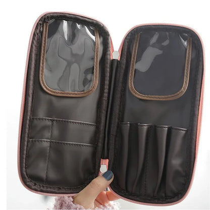 Women Foldable Makeup Brush Bag Organizer Female Travel Cosmetic Toiletry Case for Beauty Tools Wash Accessories Pouch.