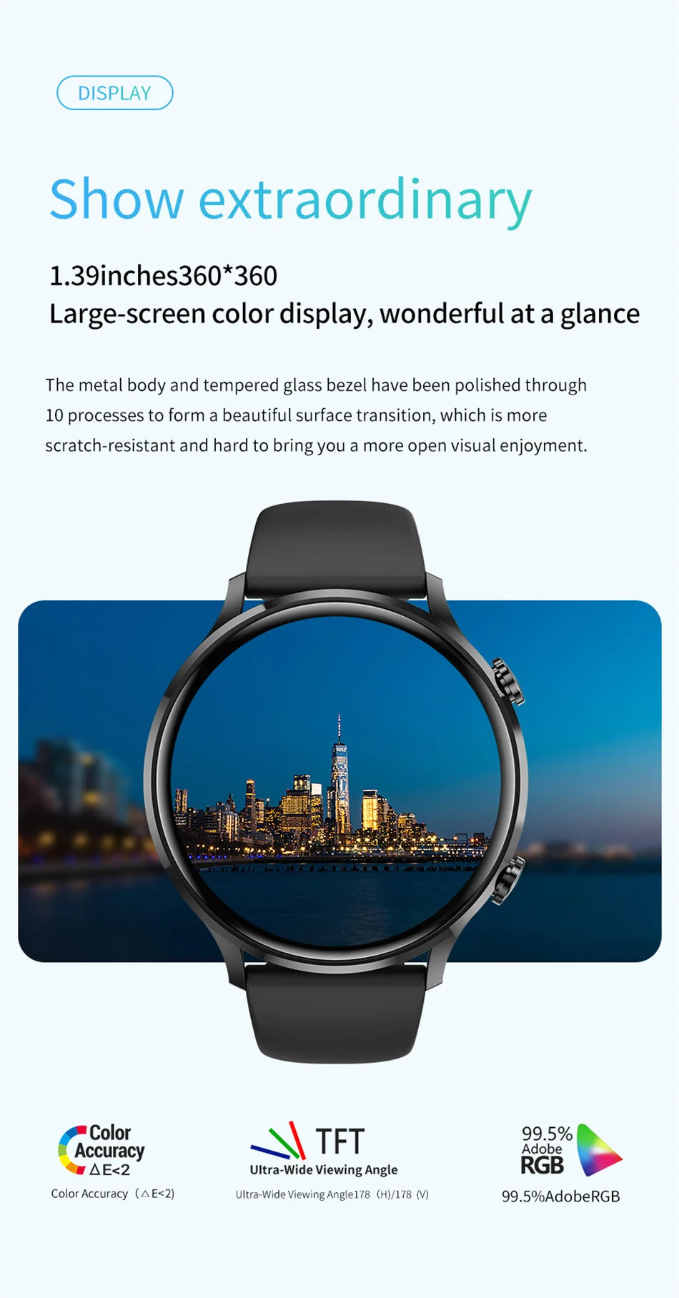 2025 New Smartwatch Women AMOLED HD Screen Always On Display Bluetooth Call IP68 Waterproof GPS Smart Men Watch For Android ios.