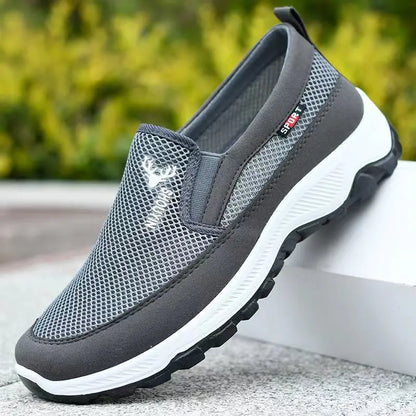 Men's Shoes Casual Sneakers Summer Breathable Mesh Waterproof Outdoor Slip On Flats Affordable Free Shipping Shoes.