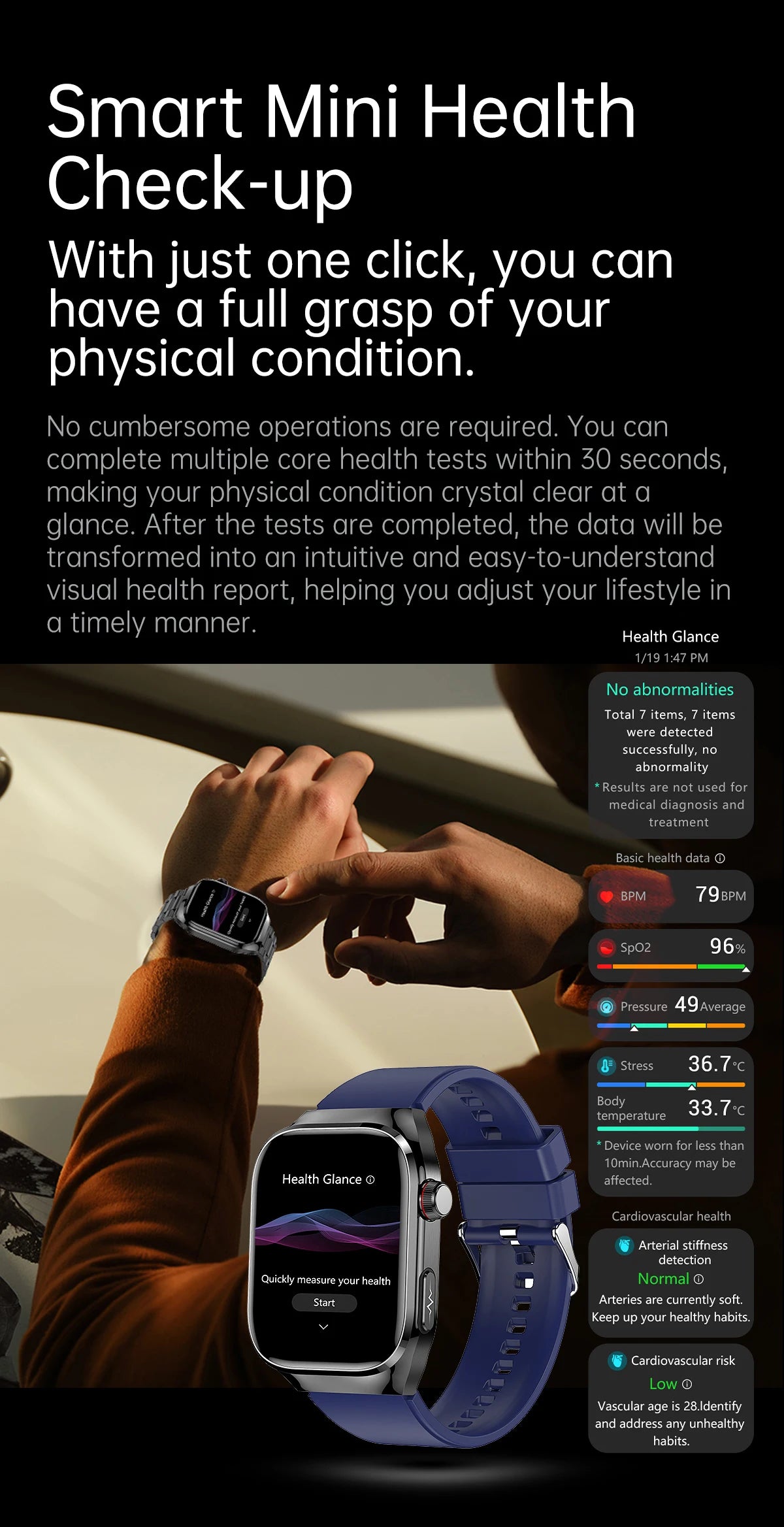 2025 New For XIAOMI Uric acid Blood lipids Smart Watch Men ECG+PPG Blood pressure Blood oxygen Bluetooth Call Health Smartwatchs.