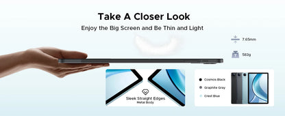 Doogee Tab E3+ 2 in 1 Tablet Pc Gemini Ai 12"" 2K Display Android 15 32Gb Ram(8+24) 256Gb Rom 8800Mah Battery Helio G100 Tabletpc.