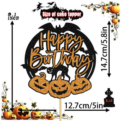 Halloween-Kuchenaufsatz, Geisterhandschloss, Spinnennetz, Kinder, alles Gute zum Geburtstag, Hochzeit, Party, Babyparty, Backen, Kuchen, Dessert, DIY-Dekoration