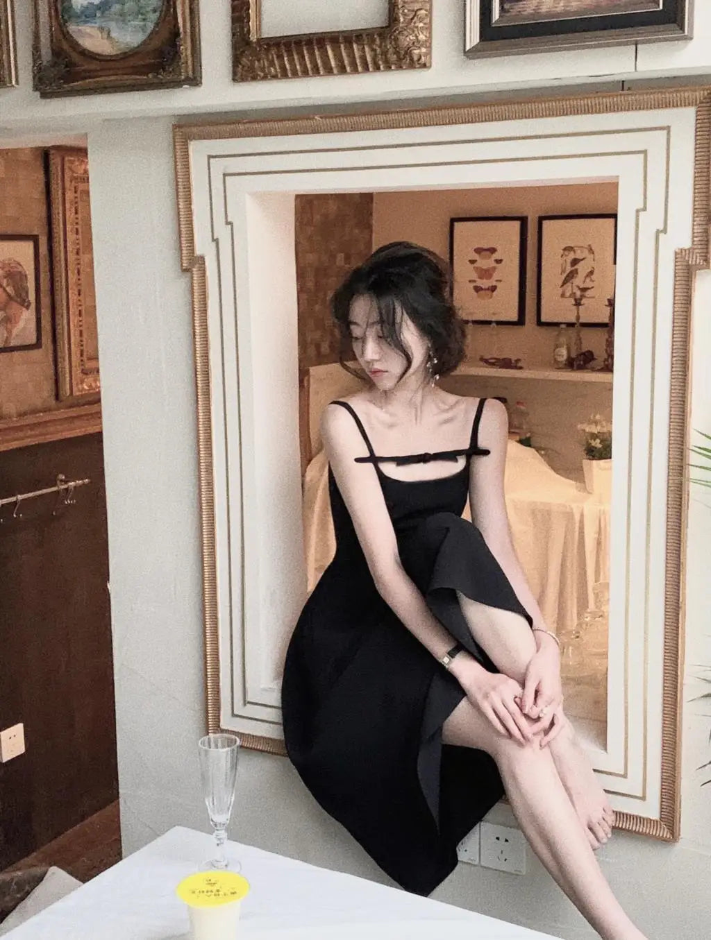 Sommer y2k Spaghetti träger Abend party Kleider solide elegante ärmellose sexy A-Linie kurzes Kleid ein Stück Vestido Mujer