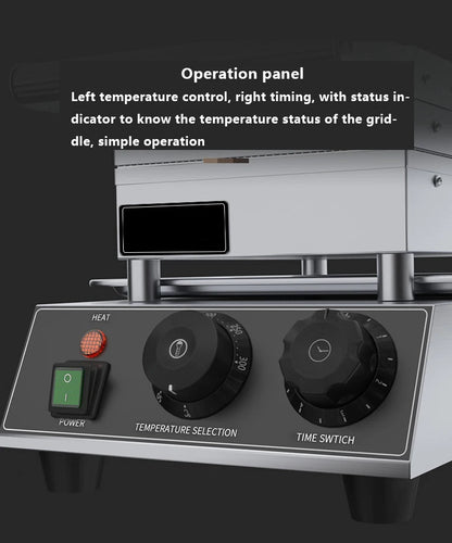 Household 220v NS-10 Ice Cream Egg Pastry Machine Crispy Egg Roll Machine Baked Waffle Cake Baking Pan Crispy Machine Baking Too.