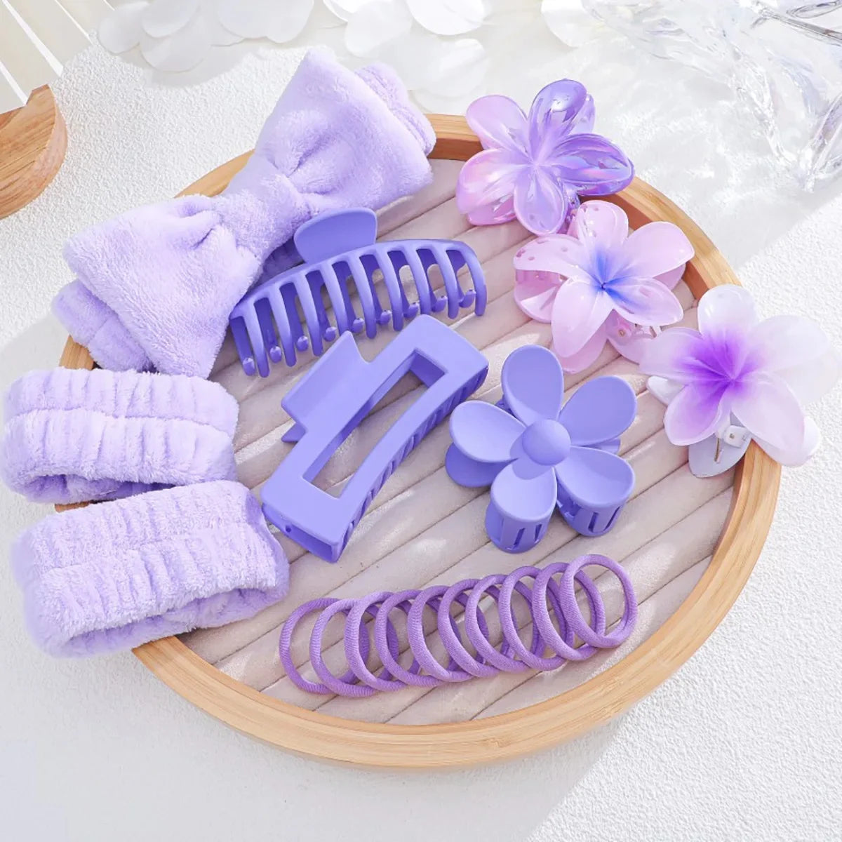 Matte Butterfly Knot Hair Ties Women's Hair Accessories Elastic Hair Bands Floral Hair Clips Autumn Winter New Style Hair Access.