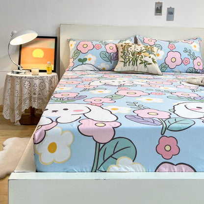 1pc Warm Winter Elastic Fitted Sheets Adjustable Flannel Velvet Mattress Cover Fluffy Fitted Bed Sheets for 200 Queen 180 size