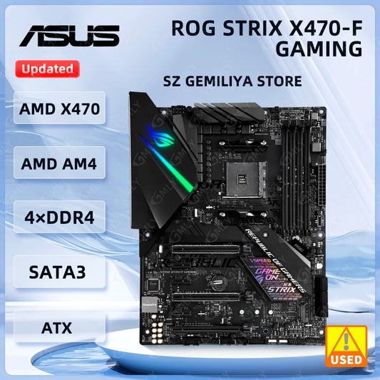 ASUS X470 Motherboard ROG STRIX X470-F GAMING Motherboard DDR4 64GB M.2 support Ryzen 7 5700 Ryzen 5 5600 Ryzen 5 3600 cpu.