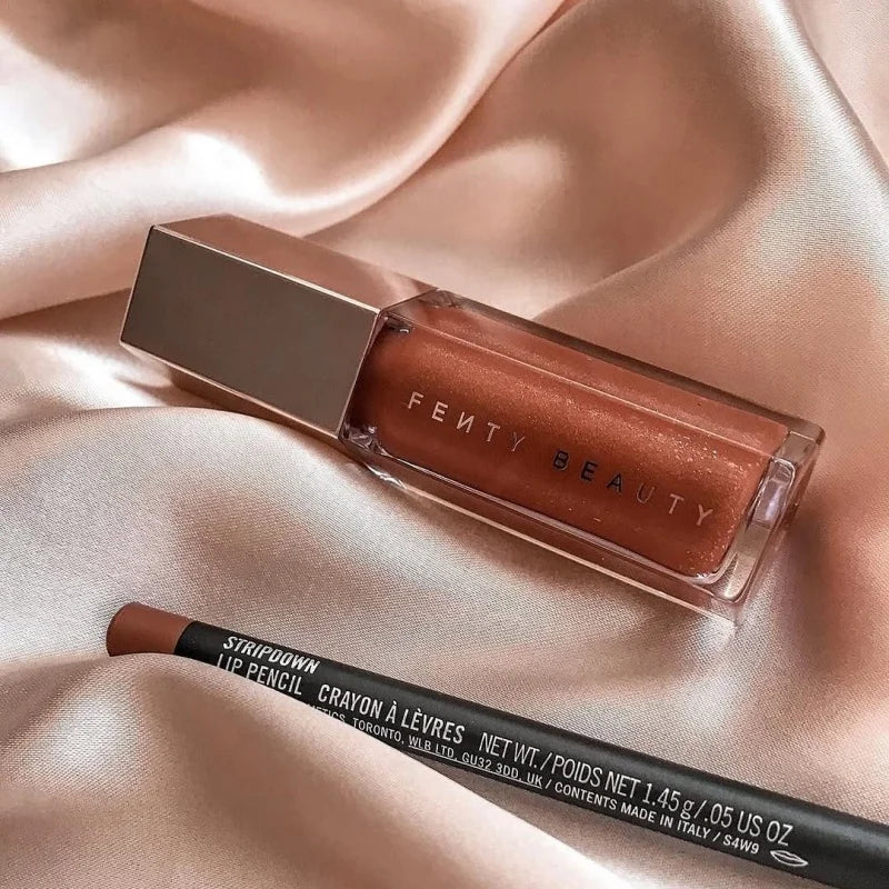 Fenty Beauty Gloss Bomb Lip Glaze Multi-color Moisten Shine Glitter Lip Plumper Makeup Beginner Liquid Lipstick Makeup Cosmetics.