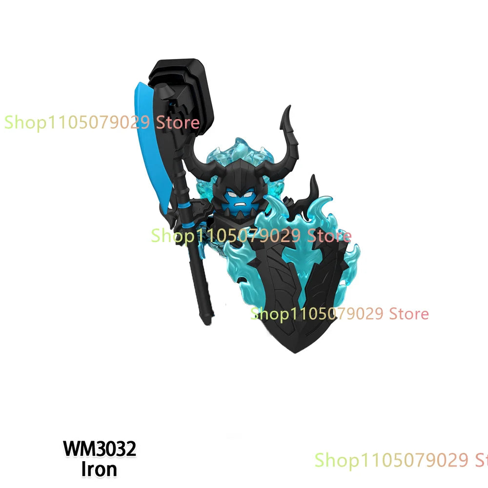 WM6220 WM6221 Anime Cartoon TV Toy Sung Jin Woo Solo Leveling Man S Hunter Level Up Building Blocks for Kids Collect Toys Gift.