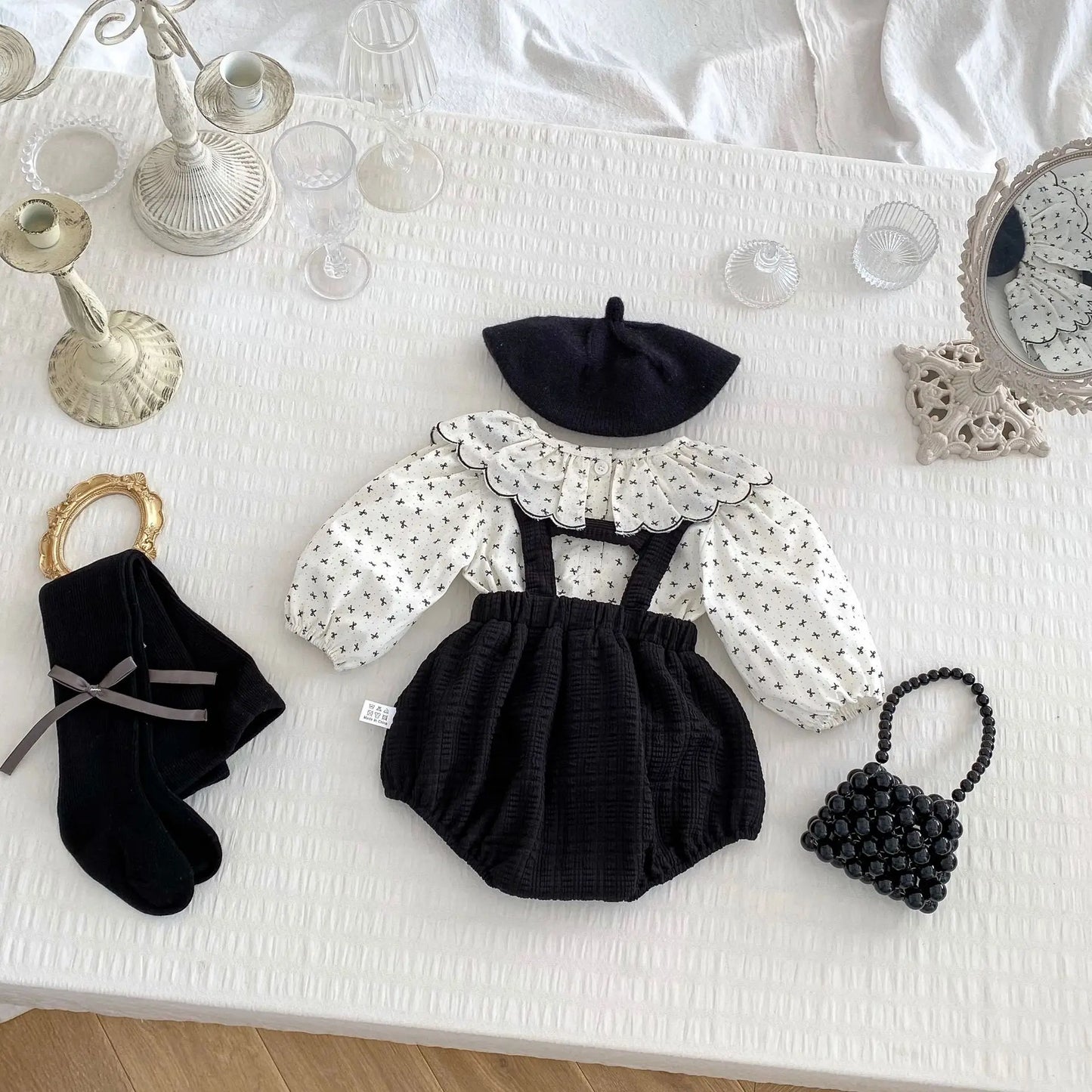 MILANCEL Baby-Frühlingskleidung, 0–3 Jahre, Kleinkinder, Mädchen, Träger, Body, Kleinkind, Hosenträger, einteilige Shorts, optionales Hemd