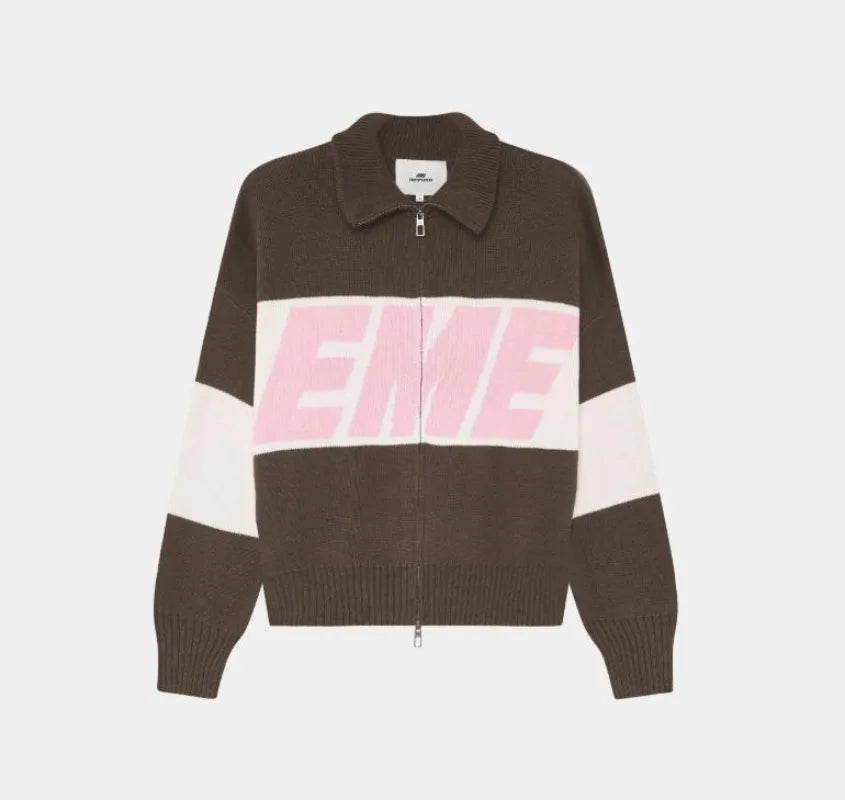 Autumn/winter Streets Casual Loose Retro Embroidered Top Hip-hop Oversized Sweater American Fashion Brand Zipper Cardigan Unisex.