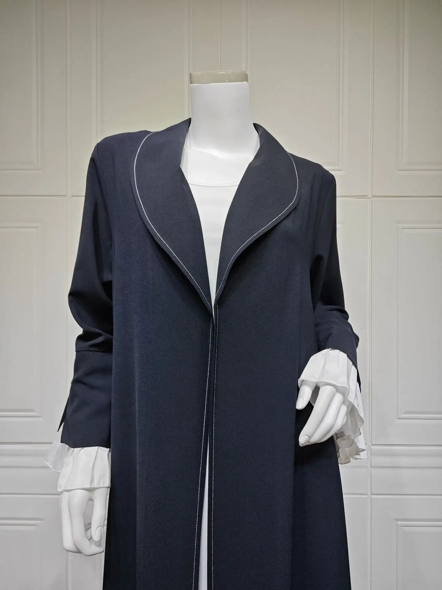 Eid Djellaba Ramadan Muslim Women Maxi Dress Dubai Open Abaya Kimono Cardigan Turkey Kaftan Kebaya Caftan Marocain Femme Robe.