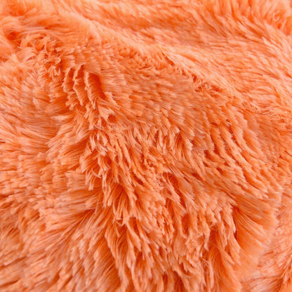 3Pcs Super Shaggy Coral Fleece Warm Cozy Princess Bedding Set Mink Velvet Duvet Cover Set Bed Comforter Cover Blanket Pillowcase.