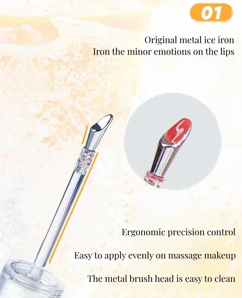 Judydoll Lip Glaze Mirror Shine Watery Lipstick Non-Stick Cup Long Lasting Moisturising Lip Tint Waterproof Makeup Cosmetics.