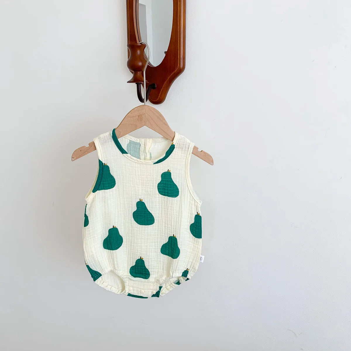 2023 neue Im Sommer Infant Neugeborene Baby Mädchen Jungen Falten Tuch Baumwolle Outfits Kinder Casual Overalls Kleinkind Bodys.