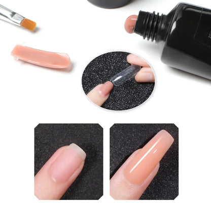 VENALISA Poly Nail Gel Nail Acrylic Gel Self Leveling Natural Pink Prolong Gel Clear Color Crystal Gel Nail Nail Art Jelly Gel.