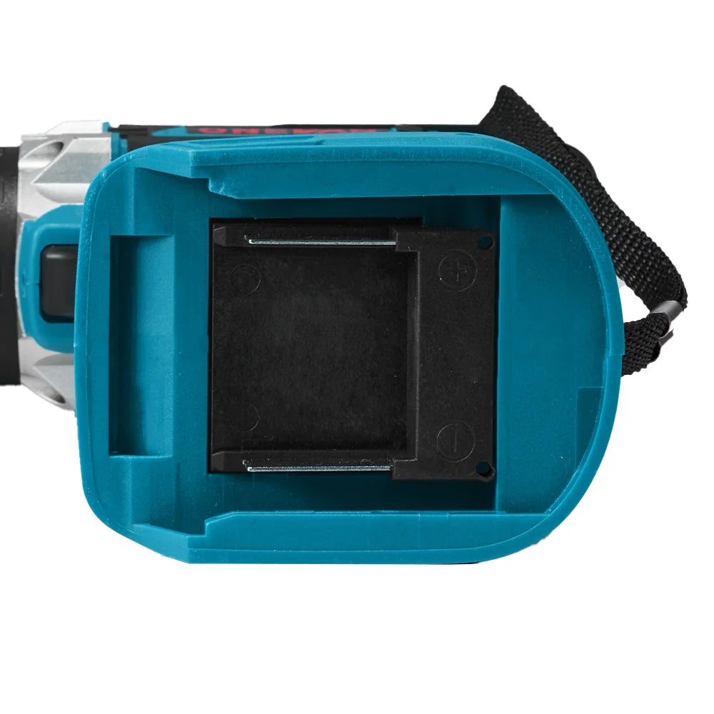 ONEVAN Elektrischer Schlagbohrschrauber, 25 + 3 Drehmoment, multifunktional, 2 Gänge, Akku-Bohrhammer, Elektrowerkzeug für Makita 18 V Akku-Stift