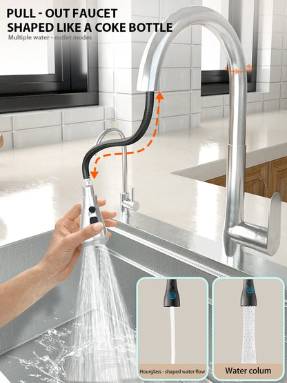 Silberne Küchenspüle aus Edelstahl 304, großer Einzelschlitz, Unterbau-Multifunktions-Geschirrspülbecken, 31,5 x 18,9 Zoll