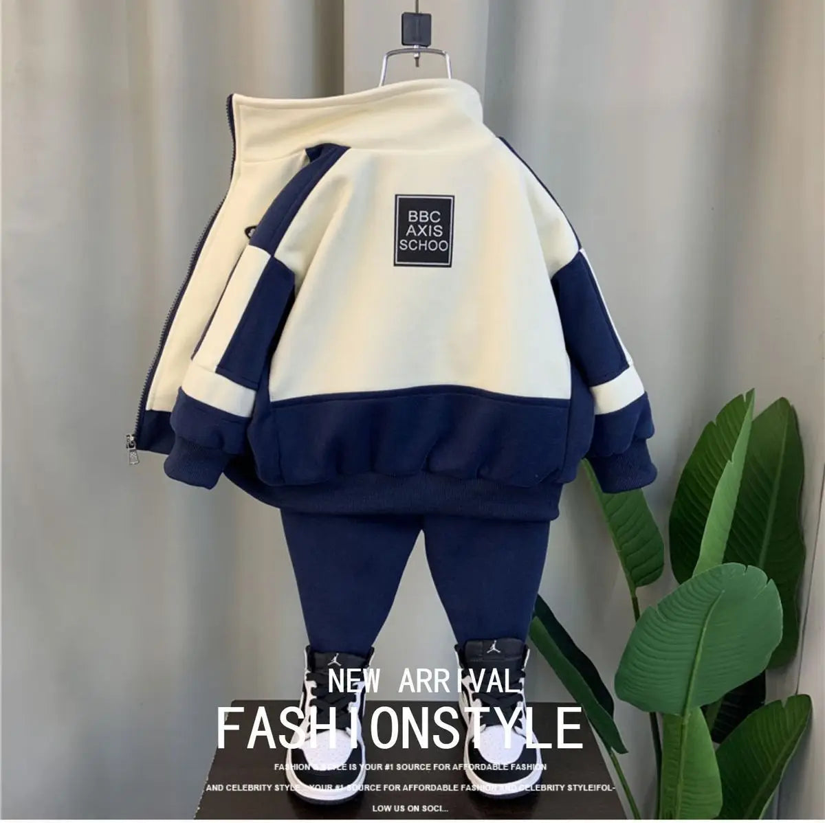Children's Clothing Set Spring and Autumn Season New Boys and Babies Casual Jackets and Pants 2-piece Set Korean Sportswear.