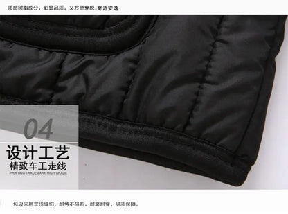 Short Velvet Thickened Labor-insured Cotton Jacket for Men's Winter Top Coat.