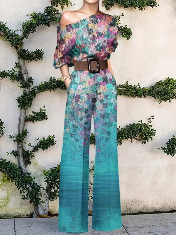 Women Jumpsuits New In Spring Autumn Female Chic Elegant Office Lady Wide Leg Pants Bodysuits Jump Suits for Women One Pieces