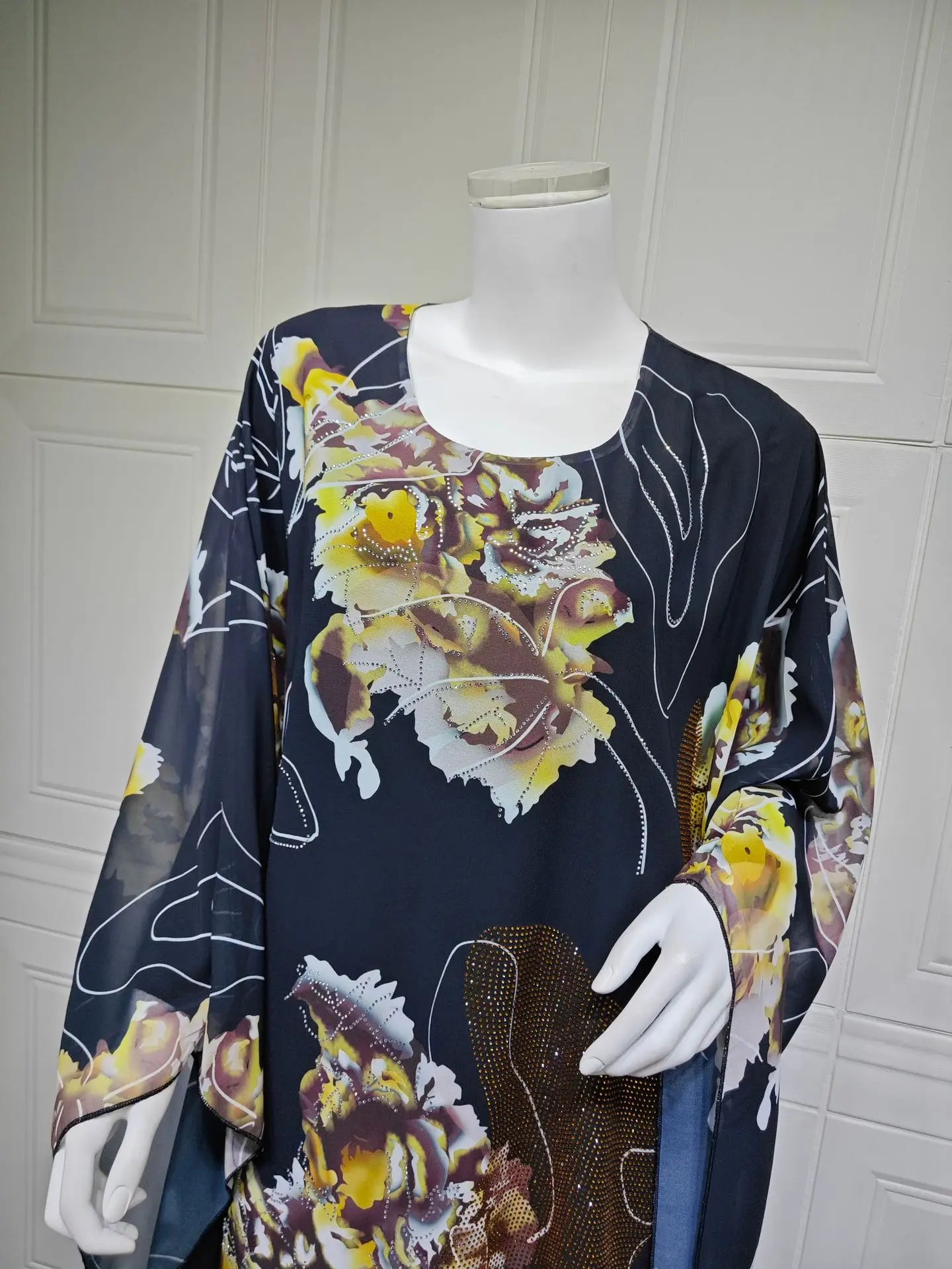 Muslimischen Kleid für Frauen Chiffon Diamant Party Abaya Kleider Arabischen Lange Robe Marokko Dubai Kaftan Vestidos Jalabiya Ramadan Eid.