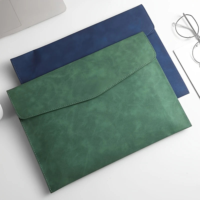 A4 File Storage Bag Simple File Folders Business Office School File Organizer Bags Laptop Sleeve.