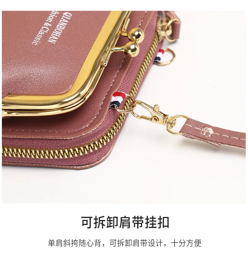 Fashion Ladies Small Crossbody Messenger Bags Women Shoulder Bag Wallet Mini PU Leather Card Holder Female Purse