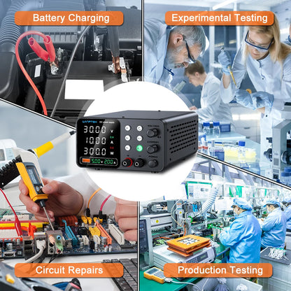 New Wanptek DC Power Supply 30V 10A Laboratory Switching Power Supply TPS-C3010 Three-Group Memory Function Preset Current.