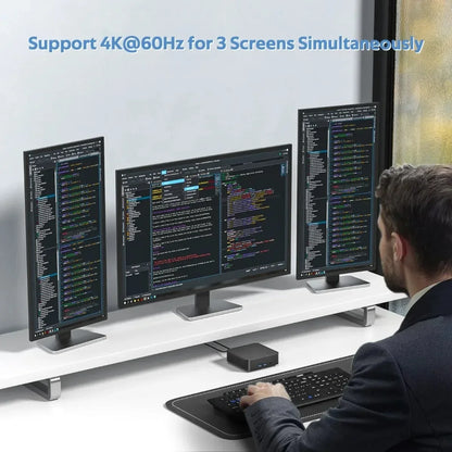 2025 NEW MINI PC Windows 11 Intel Core i9 8950HK 16GB RAM 1TB SSD Computer Dual WIFI 6 BT5.2 4K HD Mini Gaming office studyPc.