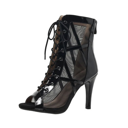 High Heels Women's Sandals New Open Toe Casual Latin Dance Shoes Girls' Ballroom Sandals Large Dance High Heels Women's Shoes 43.