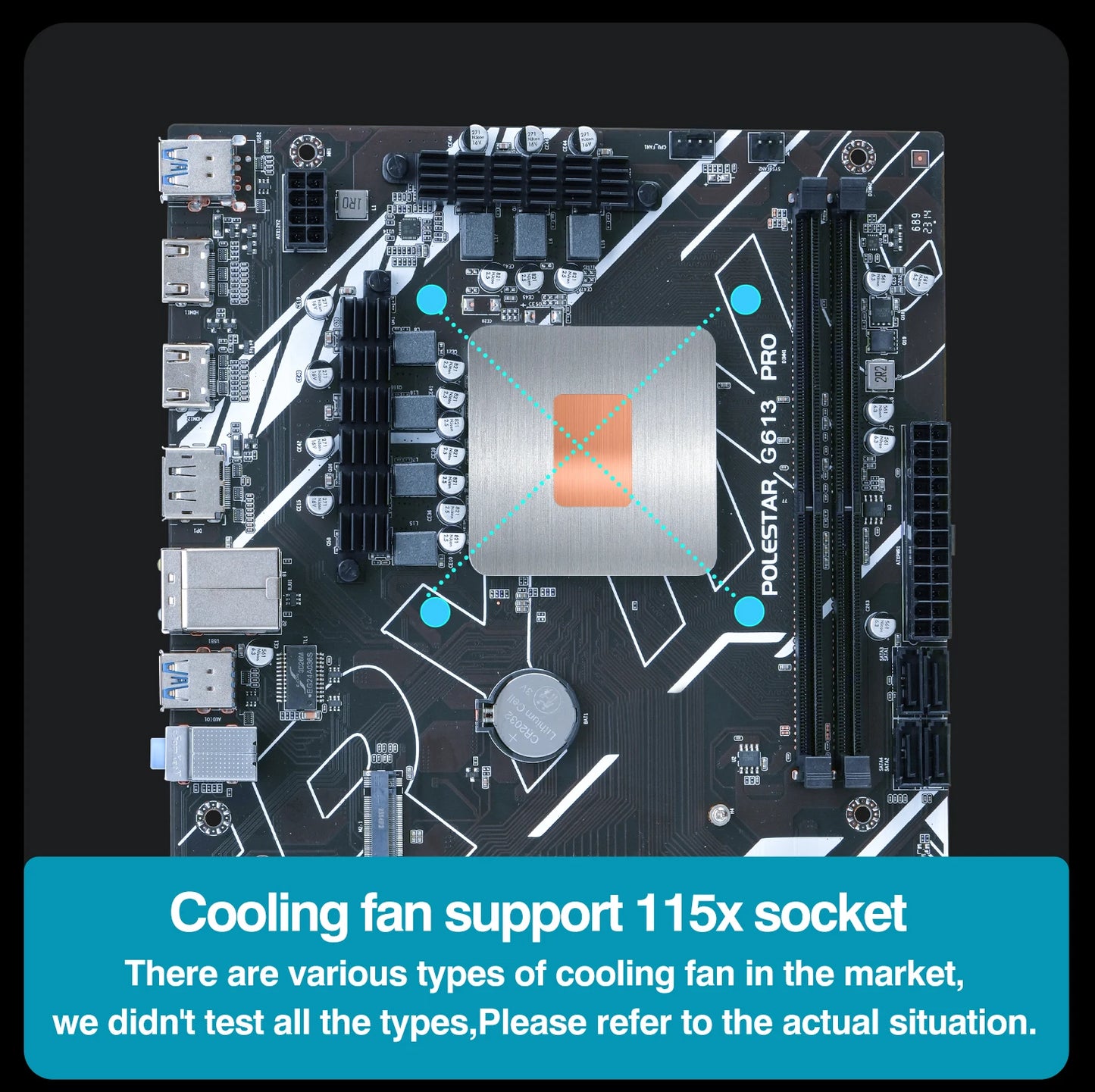 DIY Gaming Computer Motherboard with Onboard 11th Kit IntelCore CPU 0000 ES 2.6GHz (Refer to Kit i9 1198** i9 11900) DDR4.