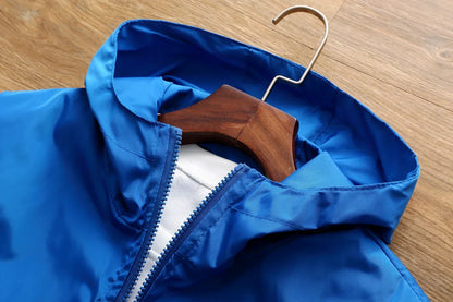 Motorcycles GasGas Spring and autumn men's hooded coat jacket casual atmosphere thin men's coat street clothing jacket fishing.