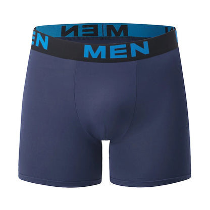 7-teilige Herren-Unterwäsche mit gemischter Farbkombination, lange Unterwäsche, mehrere Größen, Freizeit, Sport, bequeme Boyshort-Shorts in Übergröße für Teenager