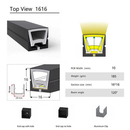 IP67 Waterproof Led Neon Silicone Flexible Cover Tube Suitable For WS2812B WS2811 5050 RGB 5mm 8mm 10mm 12mm PCB Light Strip