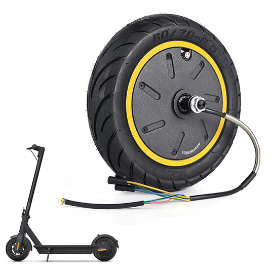 60/70-6.5 Motor Electric Scooter 36V 500W Engine Wheel For Ninebot Max G30 Electric Scooter Rear Driving Wheel Tire Motor Repair.