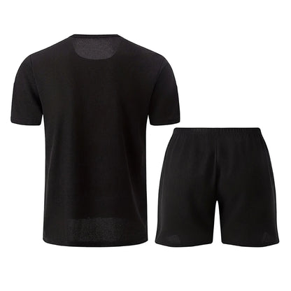 1/2/4 Piece Men's Quick Drying Sports Suit Casual Breathable Short Sleeved T-shirt Pocket Versatile Shorts For Teenagers To Wear