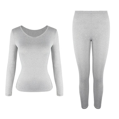 Women Thermal Underwear Set 2 pack Long Johns Ultra Soft Fleece Lined Base Layer Keep Warm Cold Weather Top Bottom﻿.